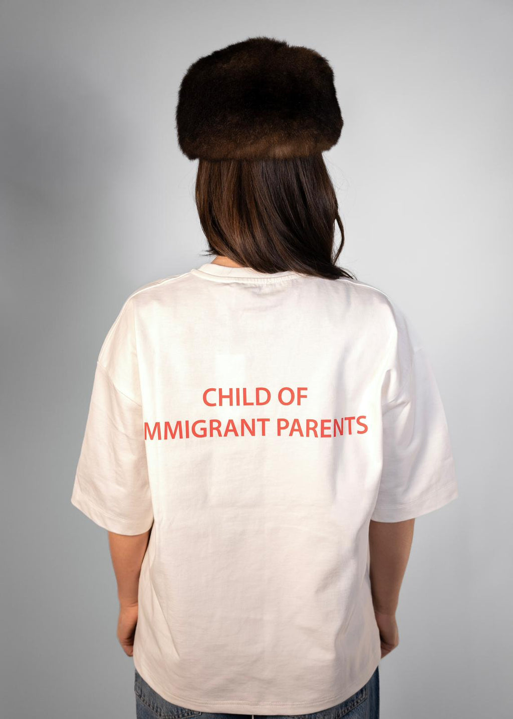 Child of Immigrant Parents Tee – Weiß