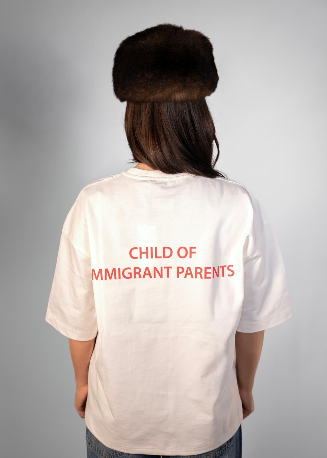 Child of Immigrant Parents Tee – Weiß